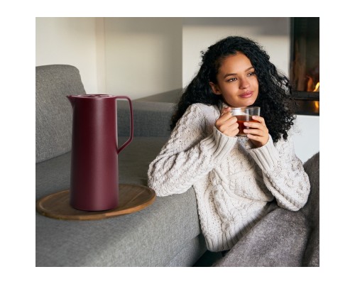 Термос Tefal Motiva, 1л, пластик, скло, бордовий (N4170210)