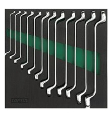 Ключ Toptul накидний 6-32мм (кут 75 °) 12шт. (У ложементі, тип C) (GVC1202)