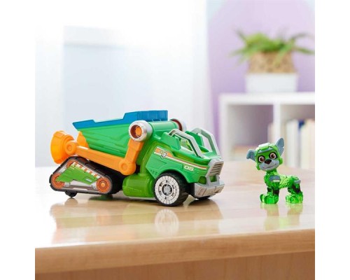 Ігровий набір Paw Patrol Щенячий патруль у кіно 2 Рятувальний автомобіль-трансформер із водієм Рокі (SM17776/6474) Ігровий набір Paw Patrol Щенячий патруль у кіно 2 Рятувальний автомобіль-трансформер із водієм Рокі (SM17776/6474)