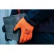 Захисні рукавиці Neo Tools латексне покриття, поліестер, р.10, помаранчево чорні (97-612-10)