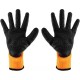 Захисні рукавиці Neo Tools латексне покриття, поліестер, р.10, помаранчево чорні (97-612-10)