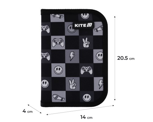 Пенал Kite 621 Game On (K25-621-4)