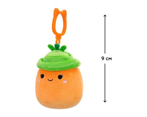 Брелок Squishmallows на кліпсі – Морквинка Кароліна 9 см (SQCP00462) Брелок Squishmallows на кліпсі – Морквинка Кароліна 9 см (SQCP00462)
