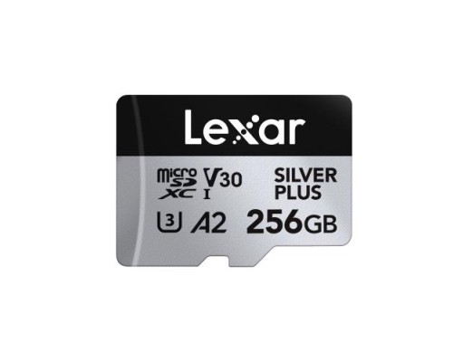 Карта пам'яті Lexar 256GB microSDXC class 10 UHS-I U3 V30 A2 Professional Silver (LMSSIPL256G-BNANG) Карта пам'яті Lexar 256GB microSDXC class 10 UHS-I U3 V30 A2 Professional Silver (LMSSIPL256G-BNANG)