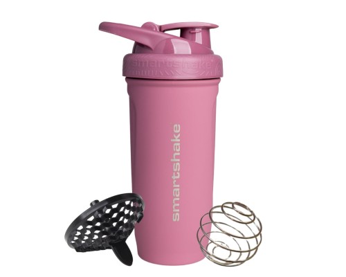 Шейкер спортивний SmartShake Reforce Stainless Steel 30oz/900ml Deep Rose (11153201)