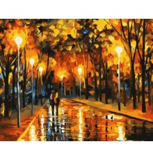 Картина по номерам Santi Осінній парк 40*50см LED (955074)