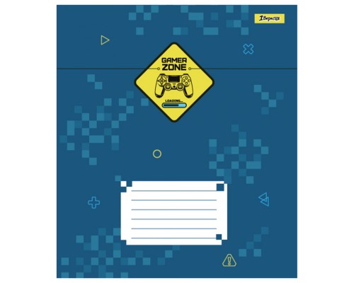 Зошит 1 вересня Game zone А5 18 аркушів клітинка (767238)