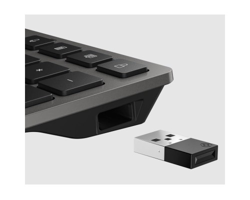 Клавіатура HP 720 Multi-Device Rechargeable Wireless/Bluetooth UA Black (9T5B1AA)