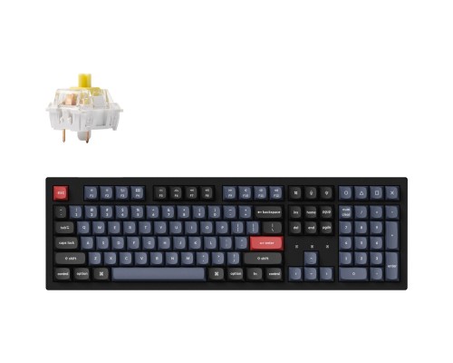 Клавіатура Keychron K10 PRO K pro Banana Hot-Swap Wireless/Bluetooth/USB-A UA Black (K10P-H4-UA)