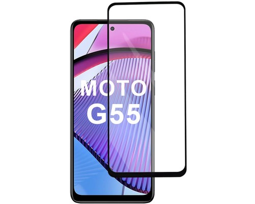 Скло захисне PowerPlant Full screen Motorola Moto G55 (GL605344)