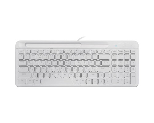 Клавіатура Maxxter KB-01W-UA USB White (KB-01W-UA)