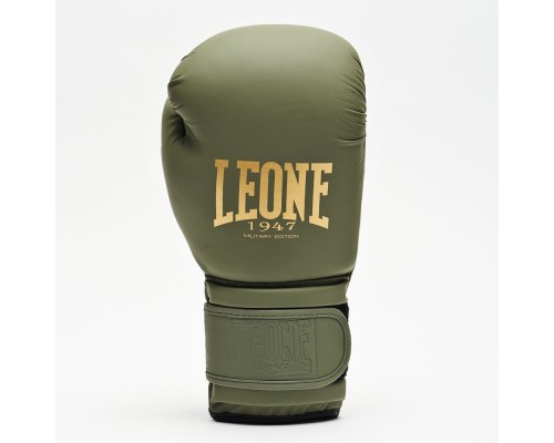 Боксерські рукавички Leone GN059G Military Edition Green 12 унцій (GN059G_Green_12oz)