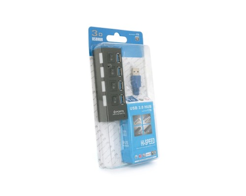 Концентратор Voltronic USB 3.0 to 4xUSB with switches (YT-3H4S/1TB)