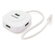 Концентратор VEGGIEG USB-C 4xUSB 2.0 0.2m white (YT-TC-V-C242)