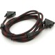 Кабель мультимедійний DVI M to DVI M 3.0m 24+1pin black/red Merlion (YT-DVI(M)/(M)NY/RD-3.0m)