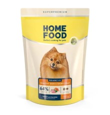 Сухий корм для собак Home Food ADULT MINI Healthy Skin And Shiny Coat з індичкою та лососем 700 г (4820235020354)