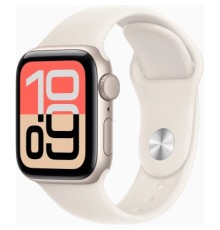 Смарт-годинник Apple Watch SE 3 GPS 40mm Starlight Aluminium Case with Starlight Sport Band - M/L (MEH54RK/A)