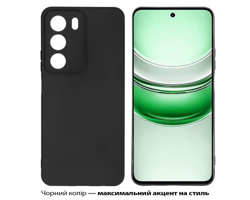 Чохол до мобільного телефона BeCover Silicone Realme C71 Black (713779)