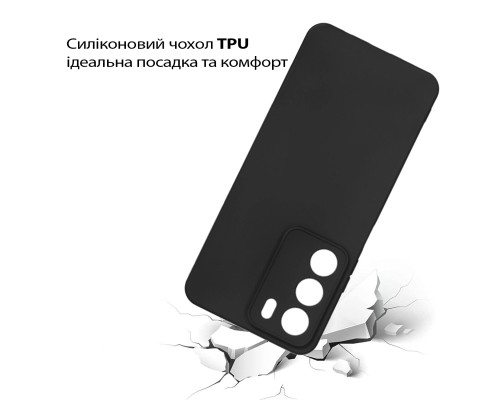 Чохол до мобільного телефона BeCover Silicone Realme C71 Black (713779)
