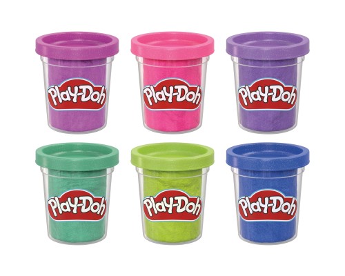 Набір для творчості Hasbro Play-Doh Sparkle collection 6 баночок (F9932)