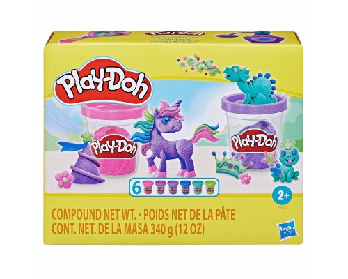 Набір для творчості Hasbro Play-Doh Sparkle collection 6 баночок (F9932)