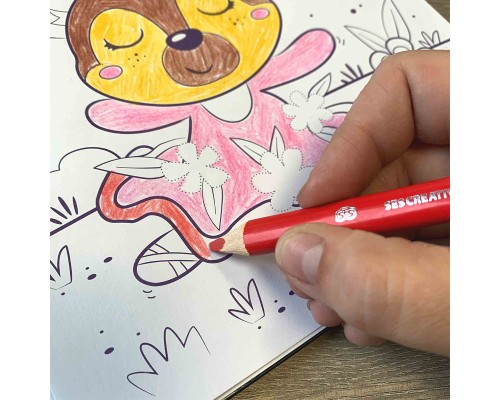 Набір для творчості Ses Creative Книжка-розмальовка 3-в-1 - Чарівний світ (00117S)