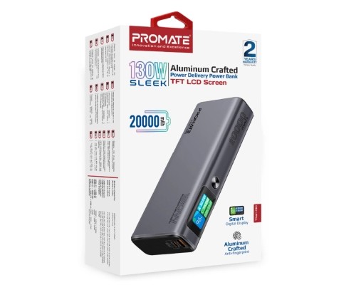Батарея універсальна Promate 20000mAh 130W (titan-130)