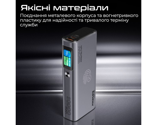 Батарея універсальна Promate 20000mAh 130W (titan-130)
