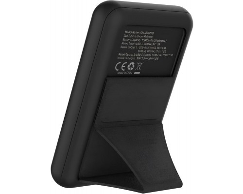 Батарея універсальна Energizer Magnetic Wireless 10000mAh 22.5W PD USB-A, USB-C In/Out, Black (QM10002PQ)