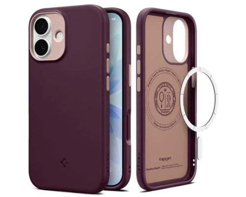 Чохол до мобільного телефона Spigen Nano Pop MagFit iPhone 17 Burgundy Bean (ACS10365)