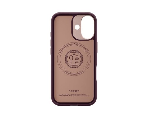 Чохол до мобільного телефона Spigen Nano Pop MagFit iPhone 17 Burgundy Bean (ACS10365)