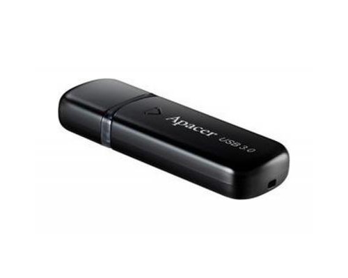 USB флеш накопичувач Apacer 64GB AH355 Black USB 3.0 (AP64GAH355B-1) 