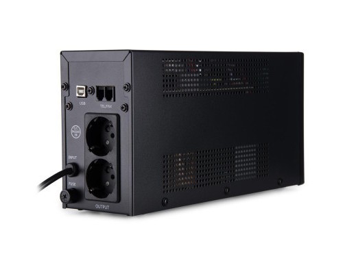 Пристрій безперебійного живлення Vinga LED 800VA metal case with USB (VPE-800MU)