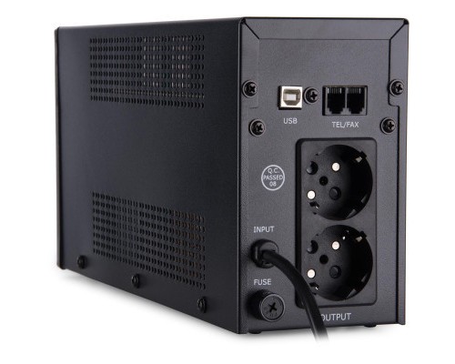 Пристрій безперебійного живлення Vinga LED 800VA metal case with USB (VPE-800MU)