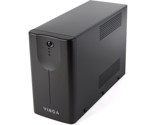 Пристрій безперебійного живлення Vinga LED 800VA metal case with USB (VPE-800MU)