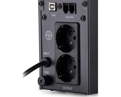 Пристрій безперебійного живлення Vinga LED 800VA metal case with USB (VPE-800MU)