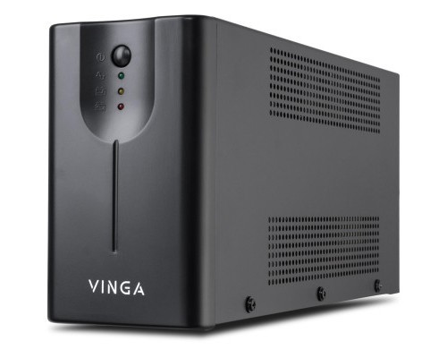 Пристрій безперебійного живлення Vinga LED 800VA metal case with USB (VPE-800MU)