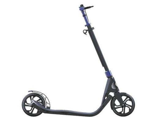 Самокат Globber ONE NL 205 DELUXE Черно-синій (478-103)