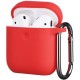 Чохол для навушників 2E для Apple AirPods Pure Color Silicone 3.0 мм Red (2E-AIR-PODS-IBPCS-3-RD)
