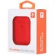 Чохол для навушників 2E для Apple AirPods Pure Color Silicone 3.0 мм Red (2E-AIR-PODS-IBPCS-3-RD)
