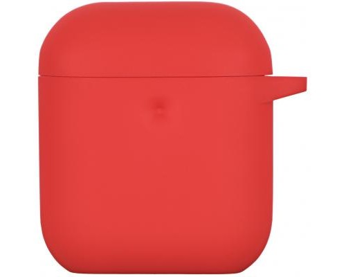 Чохол для навушників 2E для Apple AirPods Pure Color Silicone 3.0 мм Red (2E-AIR-PODS-IBPCS-3-RD)