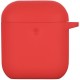 Чохол для навушників 2E для Apple AirPods Pure Color Silicone 3.0 мм Red (2E-AIR-PODS-IBPCS-3-RD)