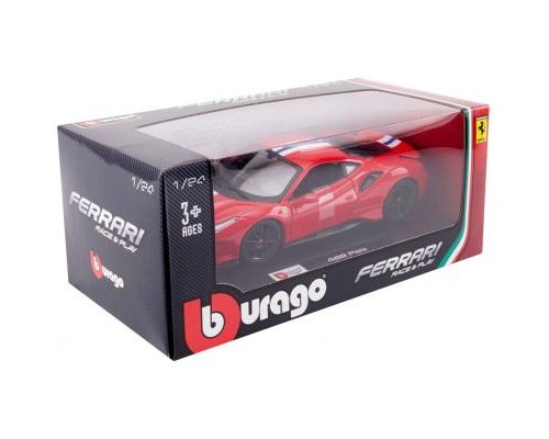 Машина Bburago Ferrari 488 Pista (18-26026)