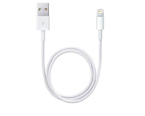 Зарядний пристрій Florence 2USB 3A + Lightning cable White (FW-2U030W-L)