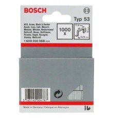 Скоби для будівельного степлера Bosch 14мм ТИП 53, 1000шт (1.609.200.368)