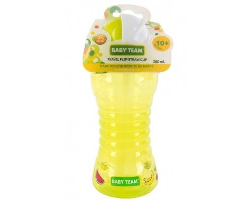 Поїльник-непроливайка Baby Team 300 мл зелений (5005_зелений)