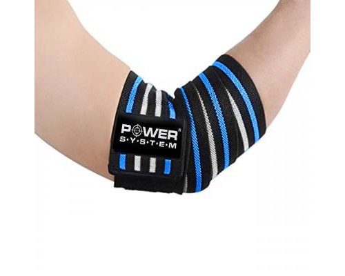 Бинт для спорту Power System PS-3600 Blue/Black (PS-3600_Blue-Black)