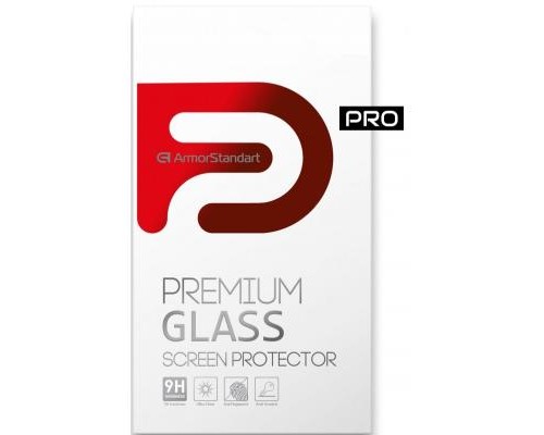Скло захисне Armorstandart Full Glue Pro OPPO A15/A15s Black (ARM58388) (ARM58388)