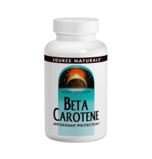 Вітамін Source Naturals Бета Каротин (Вітамін А) 25000IU, 100 желатинових капсул (SN0403)