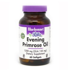 Трави Bluebonnet Nutrition Масло Примули Вечірньої 1300 мг, 60 желатинових капсул (BLB0921)